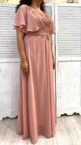 Abito Curvy con Maniche a Pipistrello