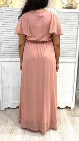 Abito Curvy con Maniche a Pipistrello