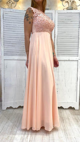 Abito con Corpetto in Pizzo e Perline by ViaMontenapoleone