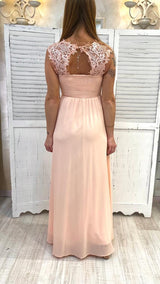 Abito con Corpetto in Pizzo e Perline by ViaMontenapoleone