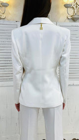 Blazer Monopetto Bianco by Fracomina