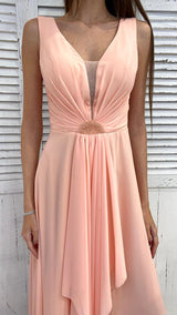 Abito con Drappeggio Centrale by Solo Gioie