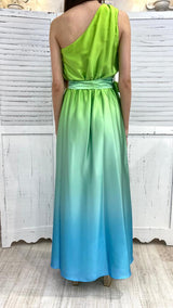 Abito Lungo Sfumato Monospalla