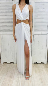 Abito Lungo Bianco Oblo'