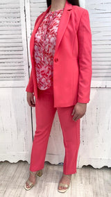 Giacca Monopetto Corallo by Corte Dei Gonzaga