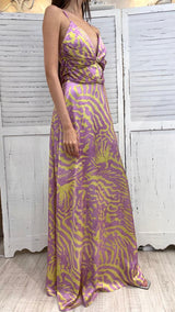 Abito Long Dress a Fantasia by Fracomina