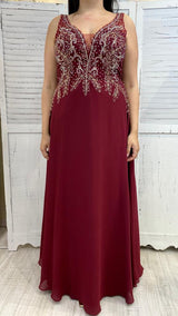 Abito Curvy con Corpetto Ricamato by ViaMontenapoleone