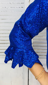 Abito Curvy con Paillettes e Giacchina by Solo Gioie