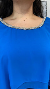 Abito Curvy con Poncio by Solo Gioie