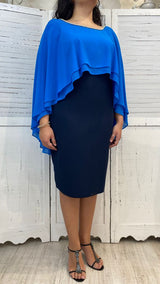 Abito Curvy con Poncio by Solo Gioie