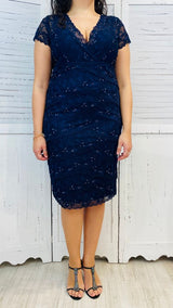 Tubino Curvy in Pizzo con Perline by Solo Gioie