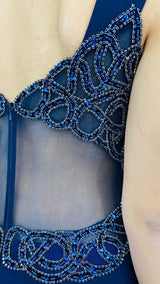 ABITO CON RICAMO SUI LATI BY SOLO GIOIE