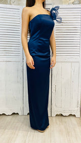 ABITO LUNGO IN RASO BY SOLO GIOIE