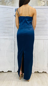 ABITO LUNGO IN RASO BY SOLO GIOIE