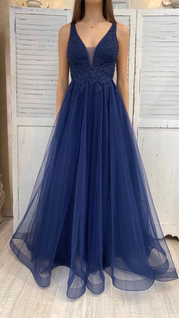 Abito in Tulle Corpetto Ricamato by Via Montenapoleone
