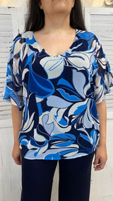 Blusa in Voile a Fantasia by Luisa Viola