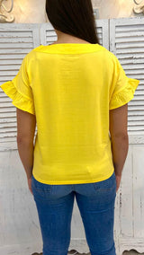 T-Shirt con Fiocco Frontale by Corte dei Gonzaga