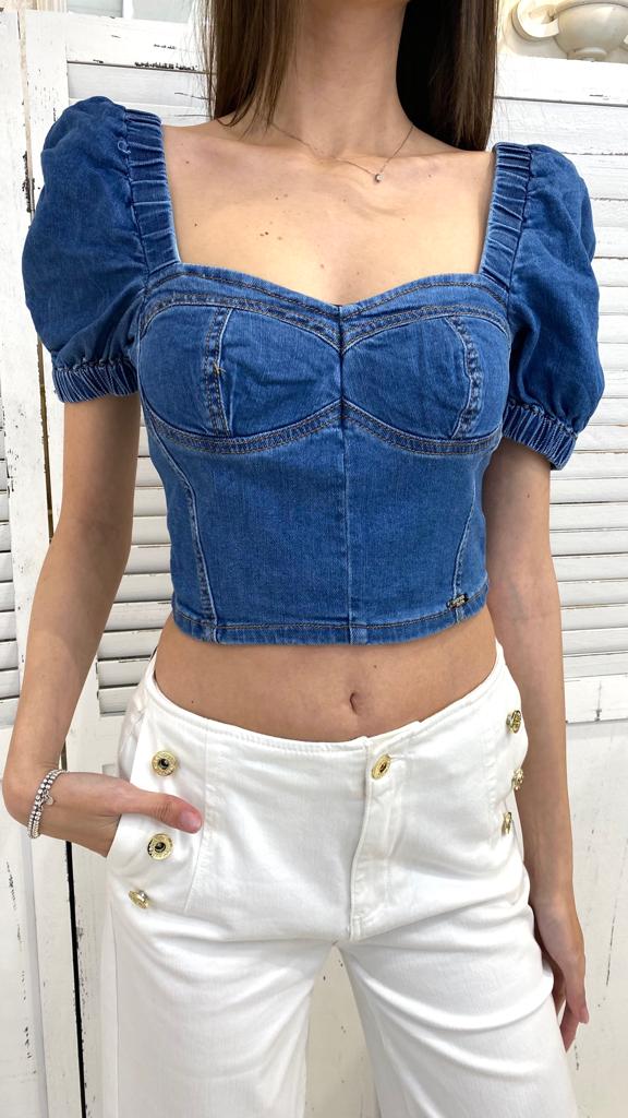 Top in Jeans by Denny Rose