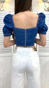 Top in Jeans by Denny Rose