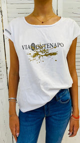T-Shirt Skizzo Oro by Via Montenapoleone