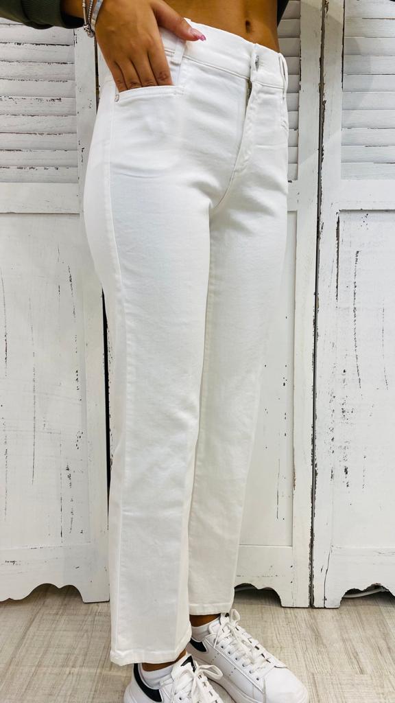 Jeans Regular ROBERTA Bianco by Diana Gallesi