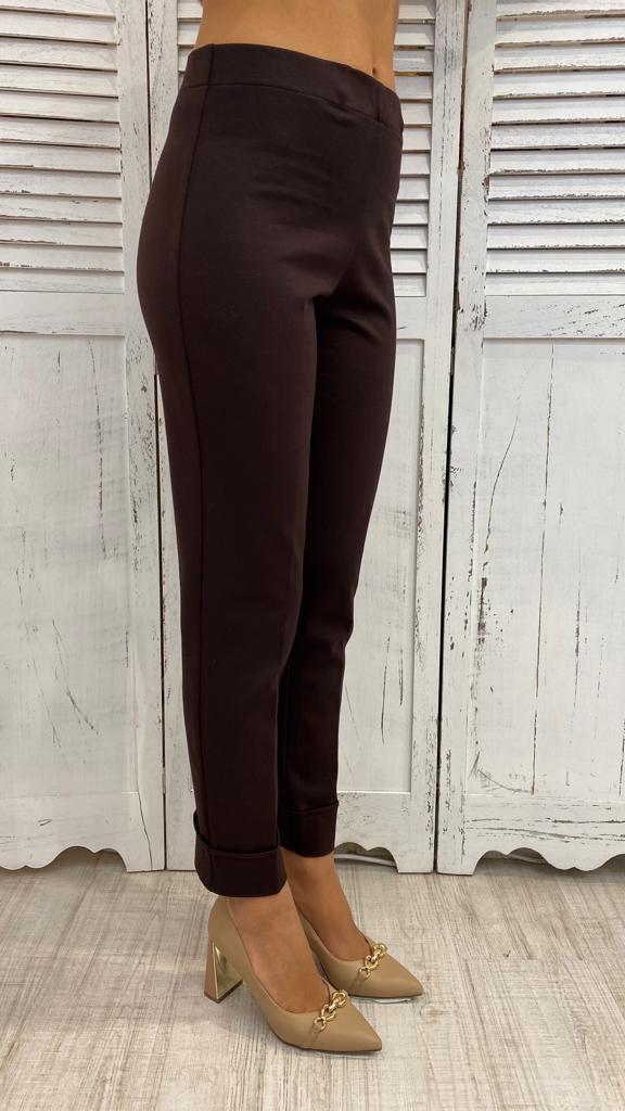Pantalone Stretch con Risvolto by Philly Firenze