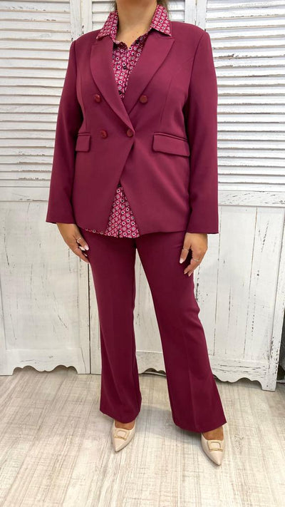 Bordeaux Tailleur Fucsia Rinascimento Tailleur Bordeaux – Nanà