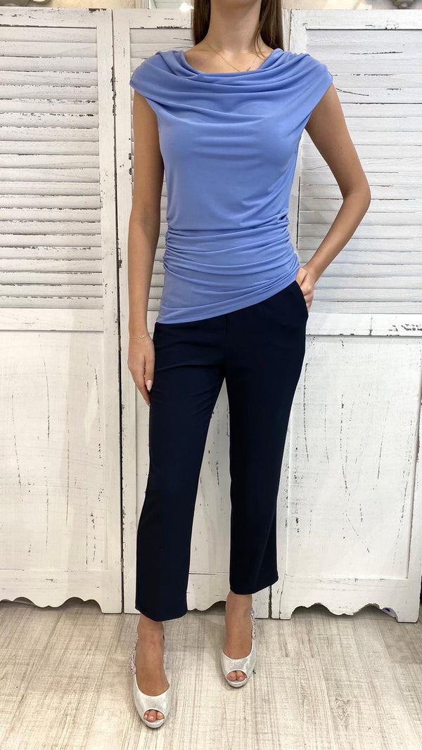 Pantalone Capri Blu by Corte dei Gonzaga