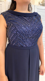 Tuta Curvy Voile e Paillettes