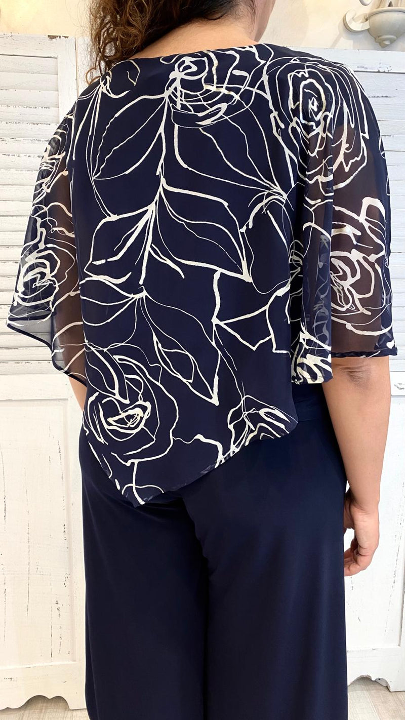 Casacchina Poncho in Voile