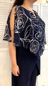 Casacchina Poncho in Voile