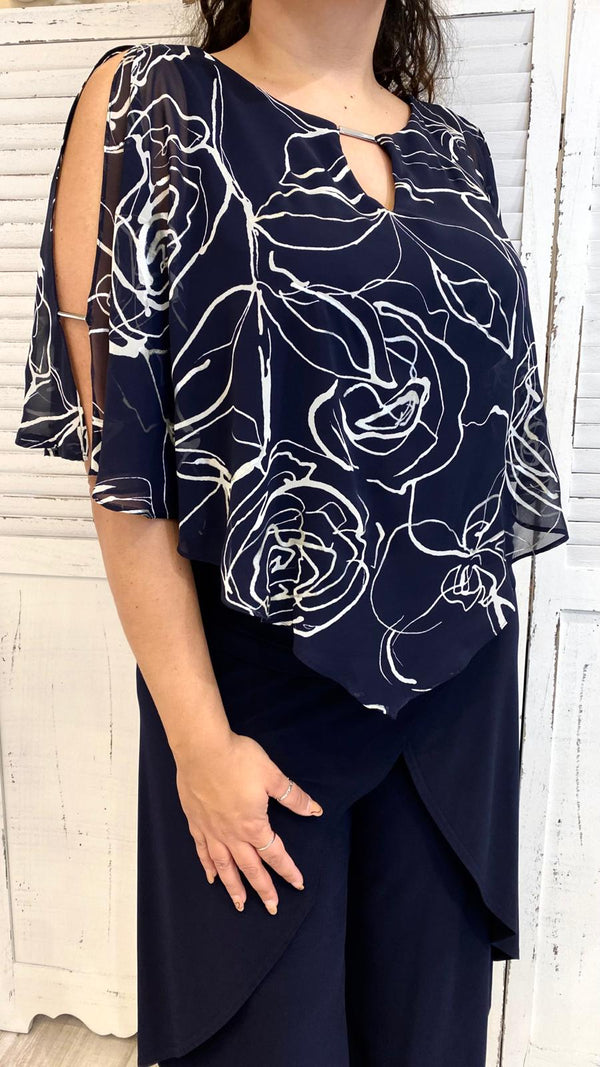 Casacchina Poncho in Voile