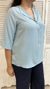 Blusa Bottone Gioiello by More