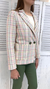 Giacca in Tweed Multicolor by Diana Gallesi