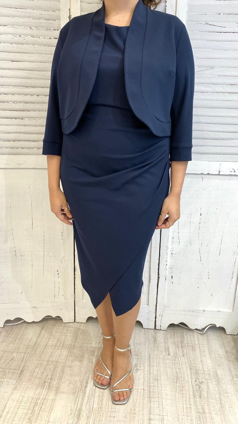 Tubino Curvy con Drappeggio - Main Image