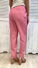 Pantalone Rosa in Misto Viscosa by Philly Firenze