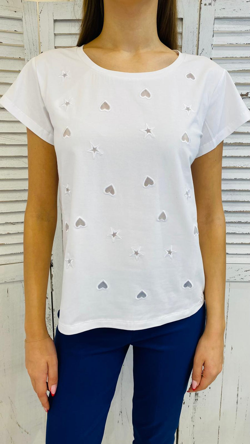 T-Shirt Cuoricini e Stelline by Corte dei Gonzaga