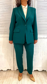 Pantalone Curvy Sigaretta Smeraldo