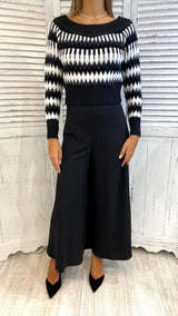 Maglia Scollo Sceso Jaquard by NOsecrets