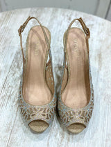 Scarpa Effetto Pizzo e Strass by Menbur