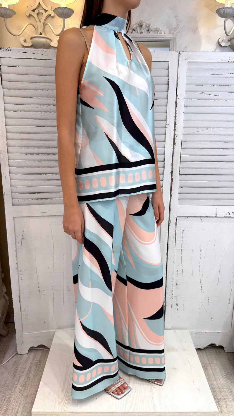Pantalone Acquamarina Fantasia