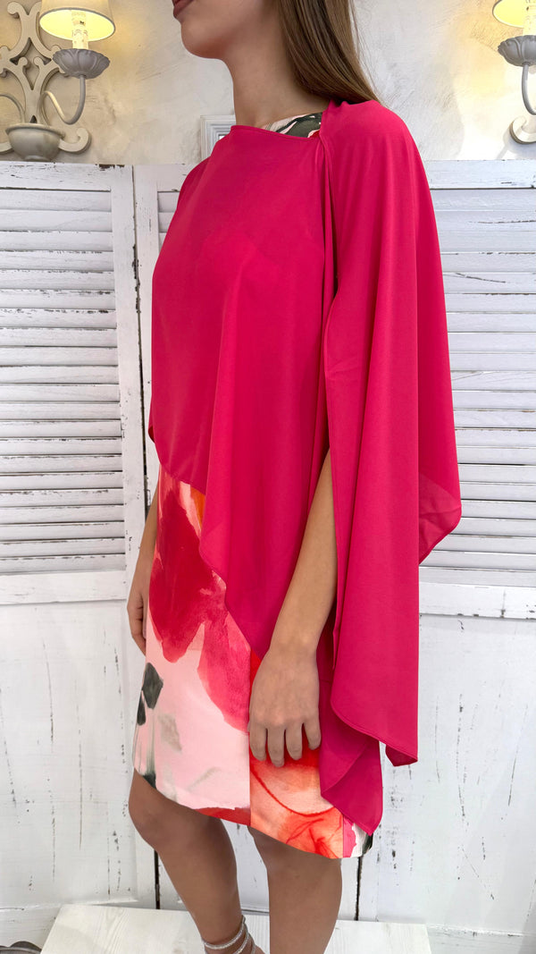 Poncho in Voile