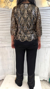 Pantalone Jersey Strass