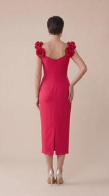 Abito Longuette Rose