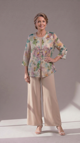 Giacca Fiorata in Organza