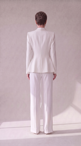 3 Pezzi Pantalone Bianco
