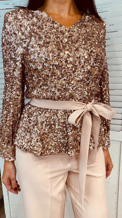 COMPLETO CON CASACCA A PAILLETTES BY SOLO GIOIE Nana Abbigliamento