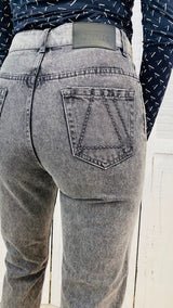 JEANS BICOLOR CON STRASS BY TWINSET