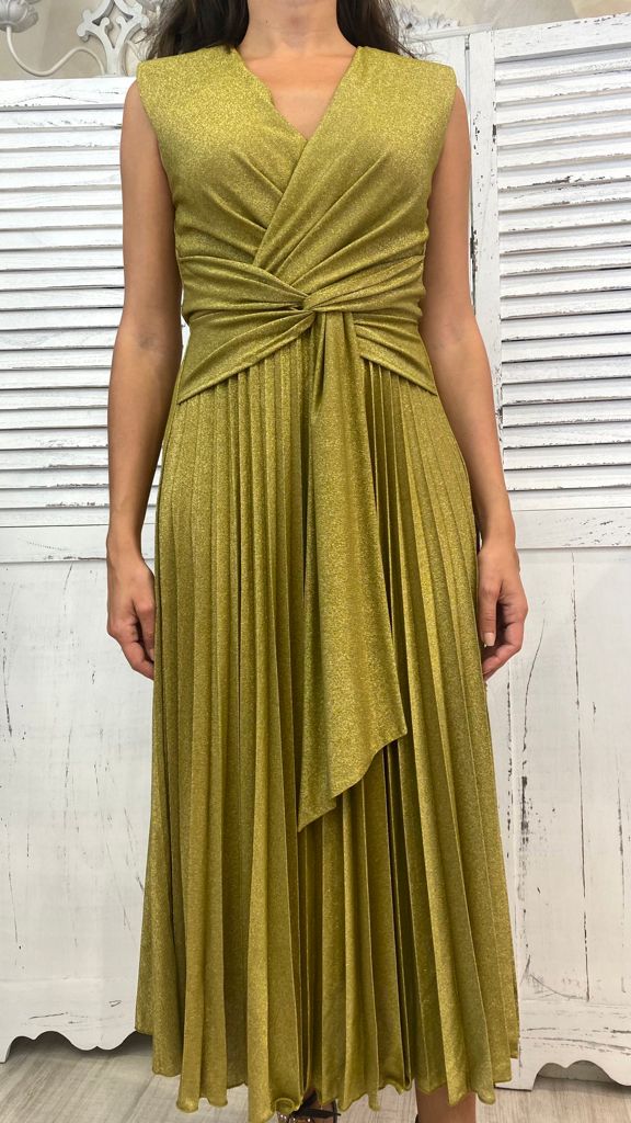 Abiti Cerimonia Rinascimento Vestito Plissettato Rinascimento