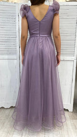 ABITO CON SPALLINE IN TULLE ARRICCIATO BY STRAVAGANZE